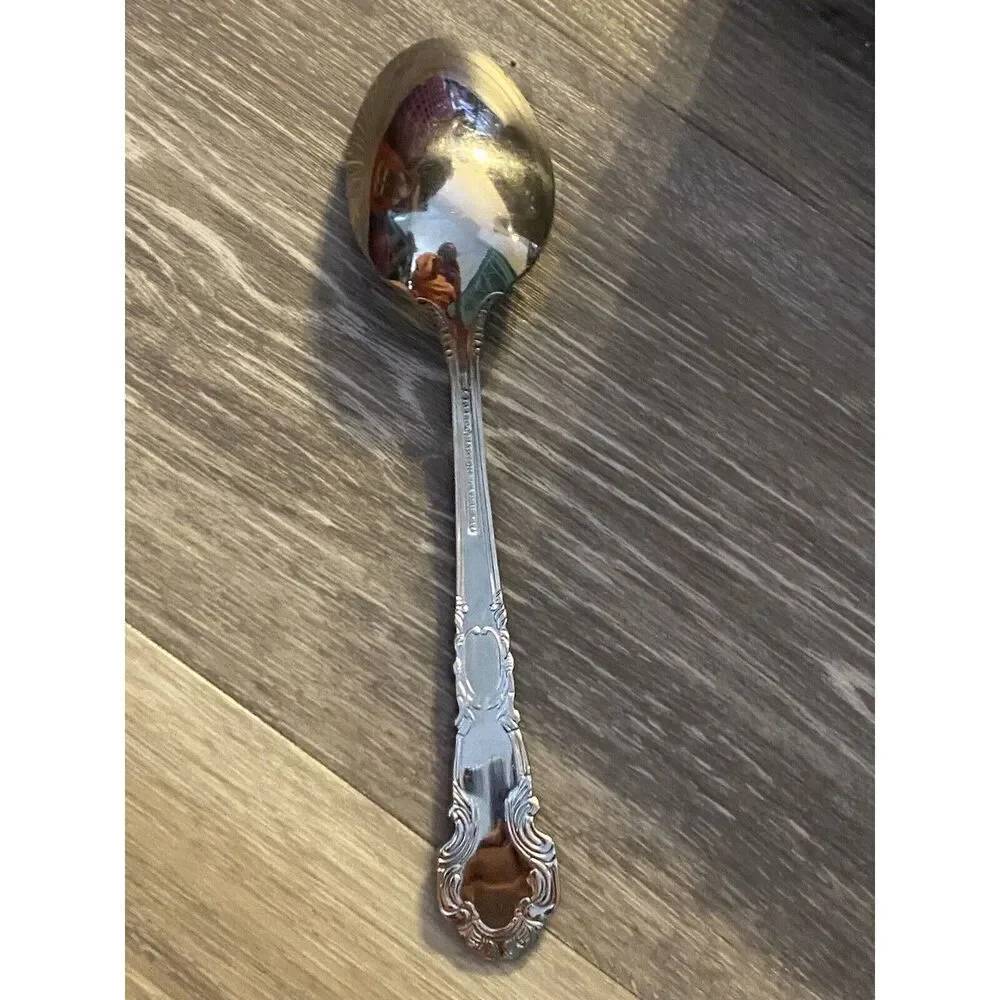 Reed & Barton RENAISSANCE Stainless Flatware 18/10 Silverware SERVING SPOON